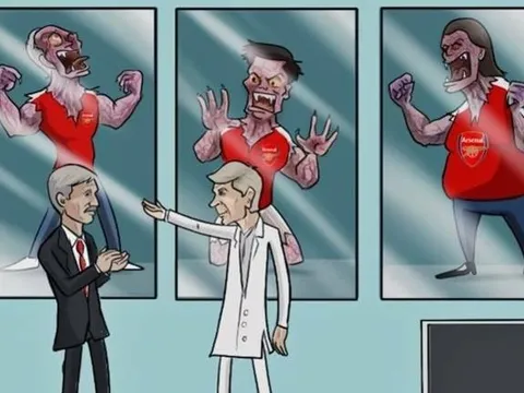 Biếm họa: Virus Wenger khiến fan Arsenal nổi điên