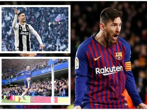 Bóng đá Châu Âu tuần qua: M.U nhất Premier League, Ronaldo nhất Serie A, Messi nhất Châu Âu