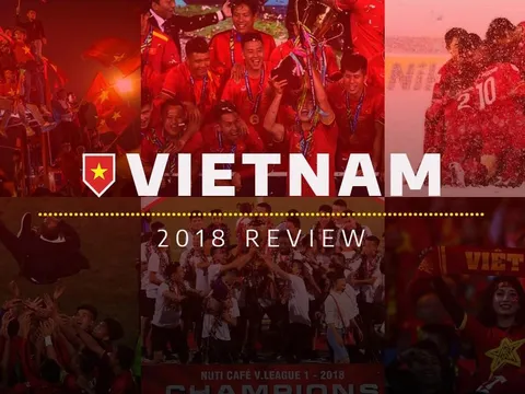 Bóng đá Việt Nam 2018: Rồng Vàng ra oai, xưng vương Đông Nam Á