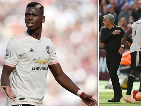 Cận cảnh: Bị thay ra sân, Pogba không thèm nhìn mặt Mourinho