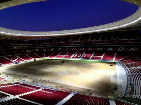 Cận cảnh quá trình xây sân nhà mới của Atletico Madrid