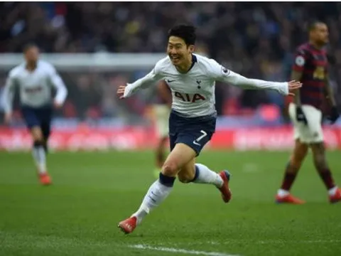 Dứt điểm hiểm hóc, Son Heung-min giúp Tottenham vượt qua Man City trên bảng xếp hạng