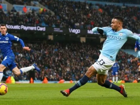 Jesus hóa siêu anh hùng, Man City "hạ đẹp" Everton trên sân nhà