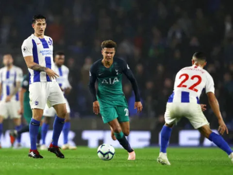 5 điểm nhấn Brighton 1-2 Tottenham: Gà trống "thiếu muối" vì Alli