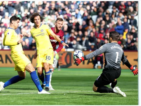 Công cùn, Chelsea có trận hòa đầy thất vọng trước West Ham