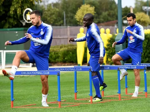 Cầu thủ Chelsea miệt mài tập luyện né nỗi đau Champions League