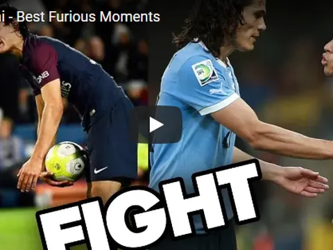 Cavani từng thúc cùi chỏ, đá giò Neymar
