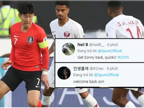 CĐV Tottenham: "Hãy đưa Son Heung-min về ngay và luôn"