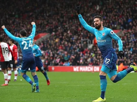 Chấm điểm Arsenal: "Đầu vàng" Giroud cứu vớt Pháo thủ