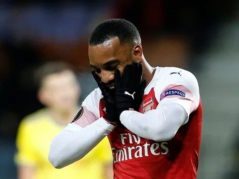 Chấm điểm Arsenal: Lacazette phụ lòng tin Emery