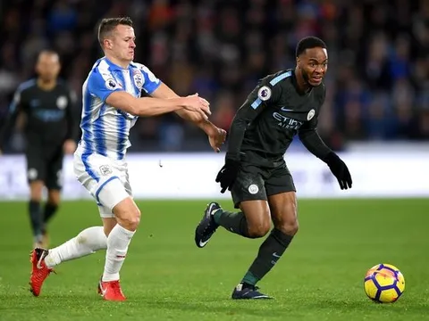 Chấm điểm Man City 2-1 Huddersfield: Sterling vượt trội hơn tất cả