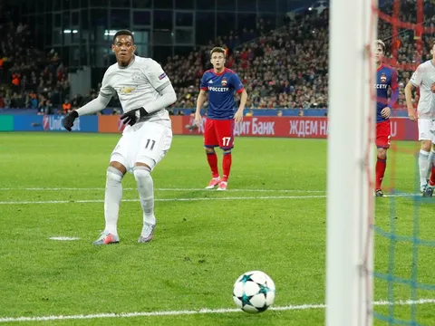 Chấm điểm Man Utd sau trận thắng CSKA Moscow: Martial hơn cả Lukaku