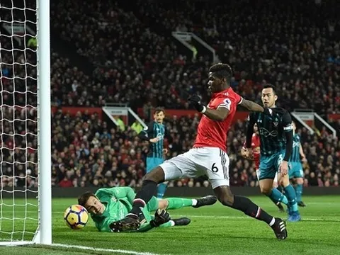 Chấm điểm Man Utd trận Southampton: Pogba đẳng cấp, nhưng Mkhitaryan quá tệ