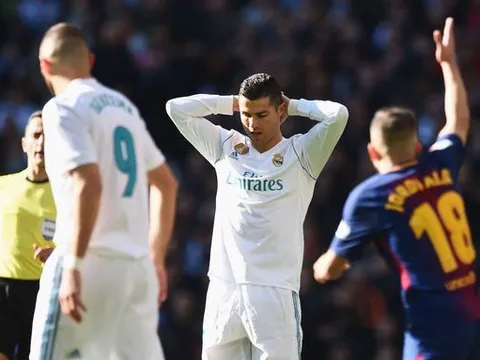 Chấm điểm Real Madrid trận gặp Barca: Thất vọng Ronaldo, tội đồ Carvajal
