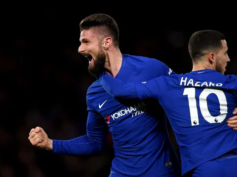 Chelsea cũng sở hữu một mũi đinh ba tấn công xuất sắc