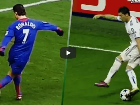 Chiêm ngưỡng kĩ thuật rabona của Cristiano Ronaldo