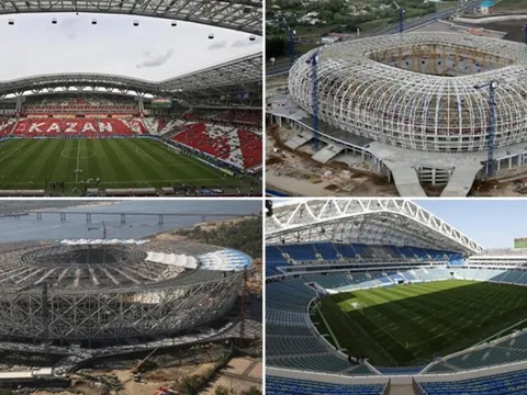 Chiêm ngưỡng những sân vận động hoành tráng đón World Cup 2018