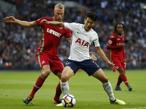 Chiến đấu quả cảm, Swansea xuất sắc cầm hoà Tottenham tại Wembley