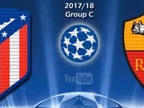 Chiến thắng của Atletico trước Roma theo phong cách Lego