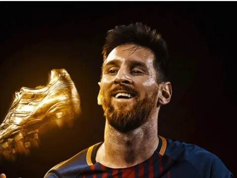 CHÍNH THỨC: Đoạt giày vàng, Messi sánh ngang Ronaldo