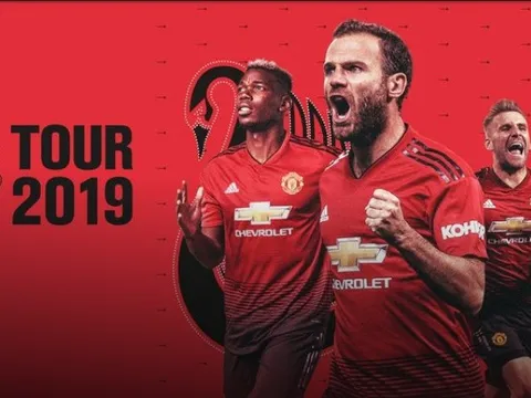 Chính thức: Man Utd công bố tour du đấu hè 2019, có thể đến Việt Nam