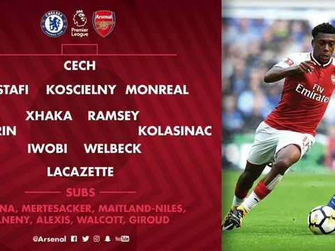CHÍNH THỨC: Tiếp đón Chelsea, Arsenal chẳng có Ozil lẫn Sanchez