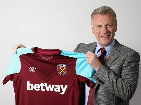 CHÍNH THỨC: West Ham bổ nhiệm David Moyes