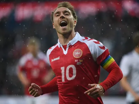 Christian Eriksen xứng danh thủ lĩnh Đan Mạch