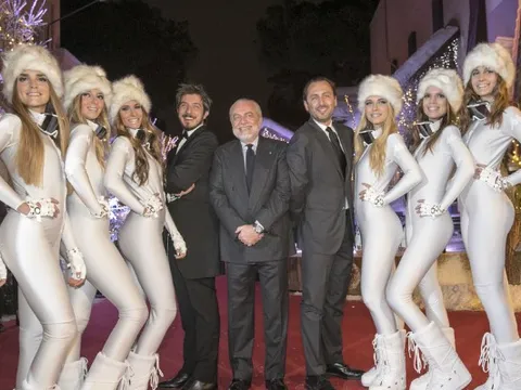 Chủ tịch Napoli mời toàn sao khủng của nước Ý đến dự tiệc Giáng Sinh