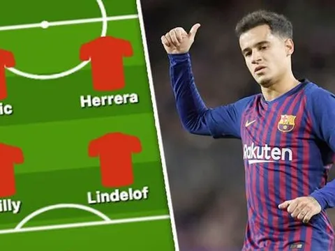 Có Coutinho, Man Utd vận hành với sơ đồ nào?