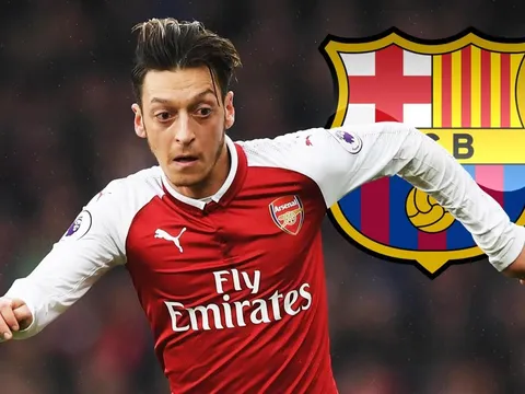 Có Mesut Ozil, Barcelona vận hành với sơ đồ nào?
