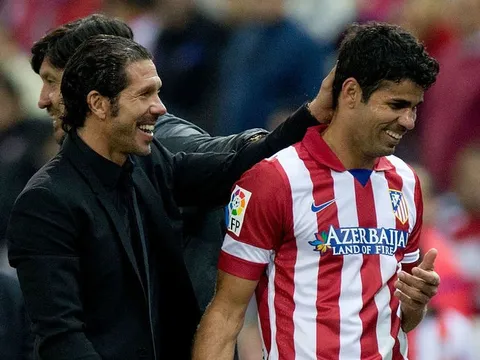 Có thêm "pháo hạng nặng" Costa, Simeone mừng ra mặt