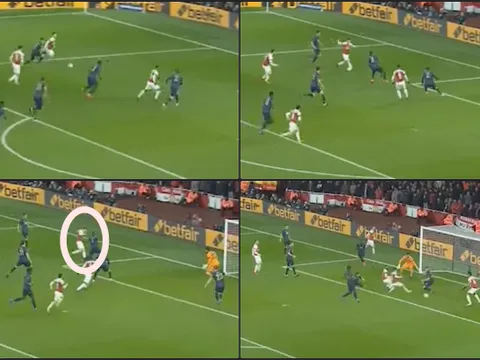 'Ramsey đã có pha rê bóng đẳng cấp'