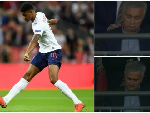Rashford ghi bàn, Mourinho tỏ thái độ 'hiếm thấy'