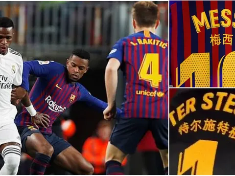 Barca bị cấm mặc áo đấu Trung Quốc ở El Clasico