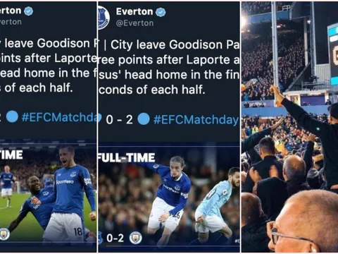 Thù Liverpool, người Everton làm 1 điều gây sốc nặng trận Man City