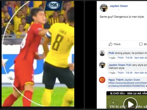 Nóng! Fan Malaysia tuyên bố cầu thủ Việt Nam sử dụng "Vịnh Xuân Quyền"