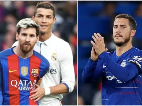 Ronaldo và Messi, ai là GOAT trong mắt Hazard?