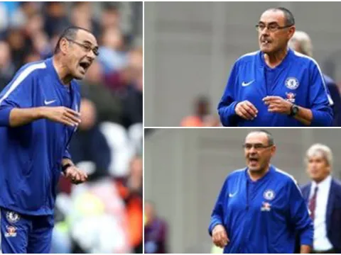 Kìm nén cơn giận, Sarri nhai thuốc vì... hàng phòng ngự Chelsea