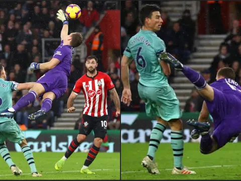 "Bernd Leno di chuyển như một siêu nhân..."