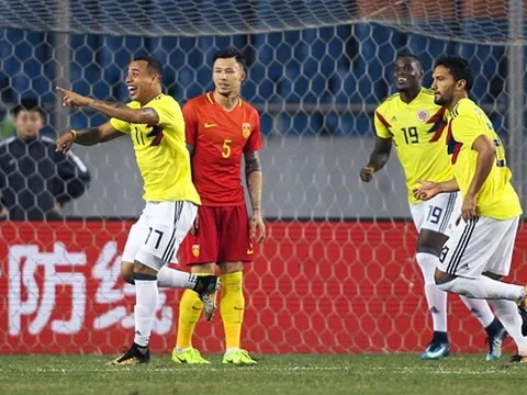 Colombia thị uy giấc mơ vươn tầm của bóng đá Trung Quốc