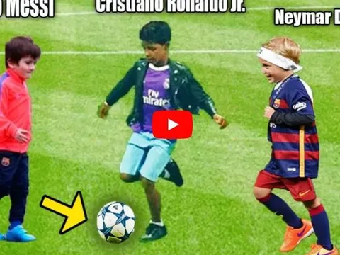 Con trai của Ronaldo, Messi, Neymar tài năng như thế nào?