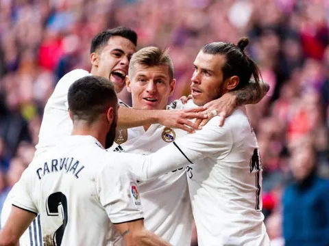 Công nghệ VAR trợ giúp, Real nhấn chìm Atletico ngay tại sân khách