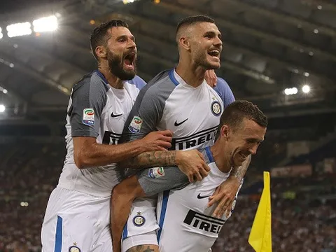 Cột dọc từ chối 3 bàn thắng, Roma ôm hận trước Inter tại thánh địa Olimpico