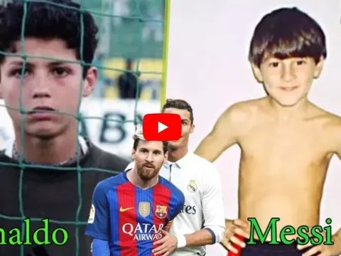 Cristiano Ronaldo và Lionel Messi thay đổi như thế nào từ 1 tuổi đến hiện tại?