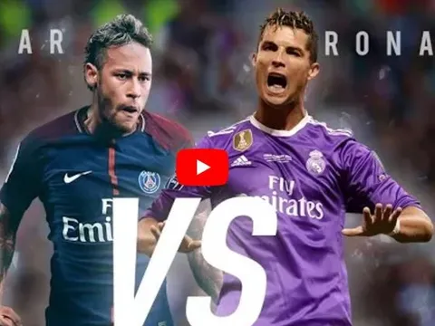 Cristiano Ronaldo và Neymar đọ kĩ thuật