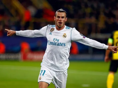 Cú bắt Volley tuyệt đẹp của Bale vào lưới Dortmund