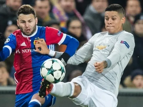 Cú rocket suýt thành siêu phẩm của Marcos Rojo vs Basel