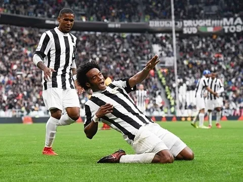 Cuadrado mừng ra mặt khi "giải cứu" thành công Juventus