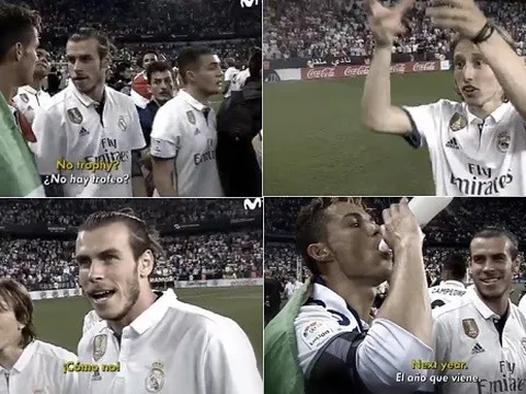 Cuối cùng Real Madrid cũng được nâng cup La Liga